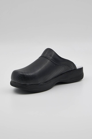 Terz-0050 Quicksteps Professional Kadın Anatomik Ve Comfort Sabo Terlik Siyah