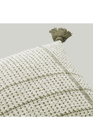 Linens Coze Kırlent Kılıfı 50x50 Cm Hardal Yeşil