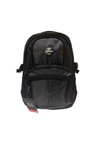 Su Geçirmez Kalın Ortopedik Çok Bölmeli Laptop Okul Gezi Seyahat Kamp Sırt Çantası Büyük 30x47cm Gri