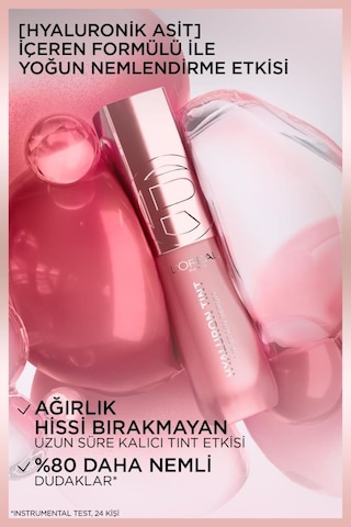 Hyaluron Lip Tint Dudak Parlatıcı - 635 Worth It Medium 3600524242787-11063 Diğer