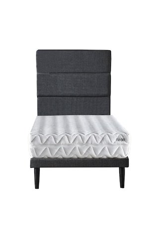 Niron Slim Pocket 80x180 cm Tek Kişilik Yatak Baza Başlık Takımı - Baza, Başlık ve Yatak Seti