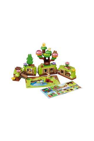 LEGO® DUPLO® Vahşi Hayvanlarla Keşif Ormanı 10480 – 2 Yaş ve Üzeri Çocuklar için 6 Hayvan İçeren Oyuncak Yapım Seti (131 Parça)