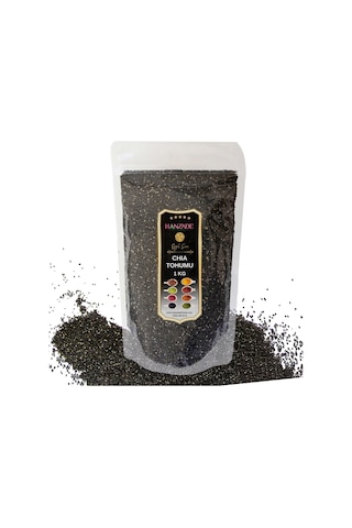 Hanzade Bitkisel Chia Tohumu 1 Kg Çiya Seed Yeni Mahsül Katkısız