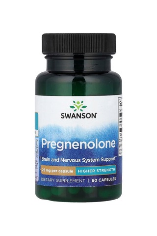 Swanson Vitamins, Pregnenolone, Higher Strength, 25 Mg, 60 Capsules