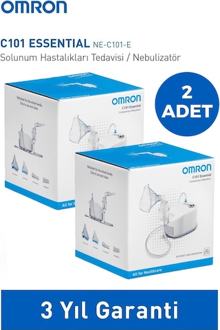 Omron C101 Kompresörlü Nebulizatör 2 Adet