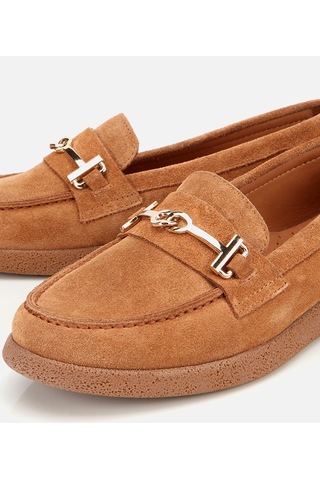 Hotiç Kadın Süet Deri Taba Yumuşak Tabanlı Comfort Günlük Loafer 01ayh314380a370 01ayh314380a370 Taba