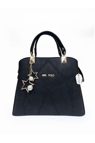 Westbag Kadın Butterfly El Ve Omuz Çantası Kol Çantası Charm Detaylı Siyah