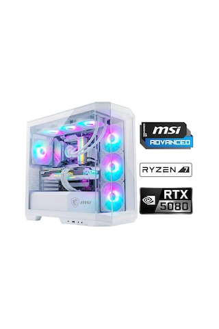 Xaser Velox X660 R7-9800X3D 32 GB 1 TB M.2 NVMe SSD 16 GB RTX5080 Free Dos Masaüstü Oyuncu Bilgisayarı