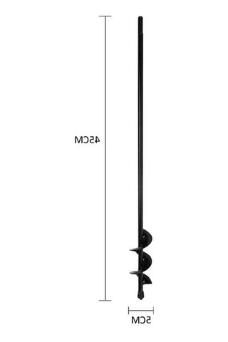 Pazly El Matkabıyla Kullanılabilir Spiral Matkap Ucu - Bahçe Ve Bitki Dikimi İçin Sarı-siyah Renkler