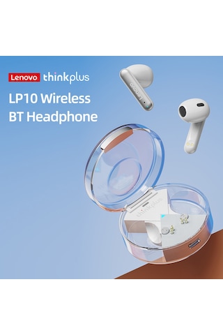 Leezsing Lp10 Bluetooth 5.2 Kulaklık: Yarım Girişli, Spor Ve Oyun İçin, Müzik Modu, Beyaz, 13mm Hoparlör, Type-c Şarj