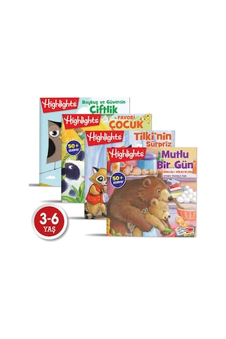 Sticker Bulmacalı Hikayeler 4'Lü  Set
