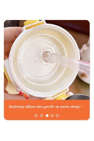 Büyük Kapasiteli 316 Paslanmaz Çelik Termos Bardak Beyaz