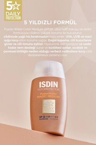Isdin Fotoprotector Fusion Water Color Magic Spf50 Medium 50 ML
