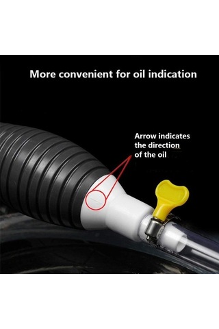 Novahub Manuel Yakıt Transfer Pompası, Gaz, Benzin, Yağ, Su İçin, Pvc, 200cm