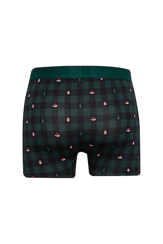 Defacto Erkek Yılbaşı Temalı Boxer E0043ax24cwgn465 Yeşil