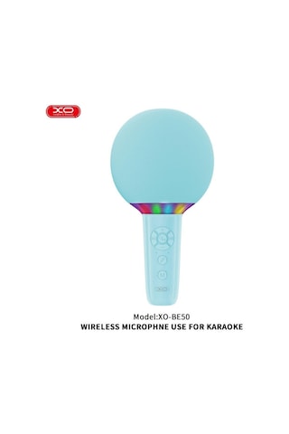 Xo Be50 Kablosuz Karaoke Mikrofonu Bluetooth 5.3 Şarjlı Taşınabilir Profesyonel Ses Değiştiricili
