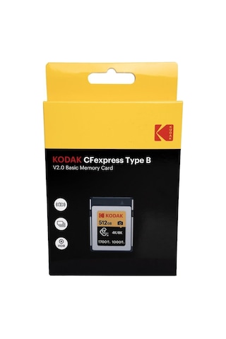 Kodak 512gb Cf Express Type B 2.0 Hafıza Kartı 1700mb/s - 1000mb/s