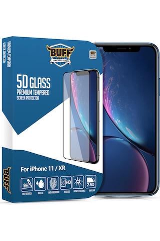 Buff Apple Uyumlu iPhone 11 Avantaj Paket - Air Hybrid Kılıf + Ekran Koruyucu + Lens Koruyucu Glass Şeffaf