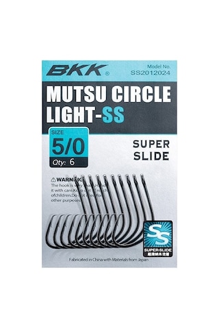 Bkk Mutsu Circle Light Olta İğnesi 1/0