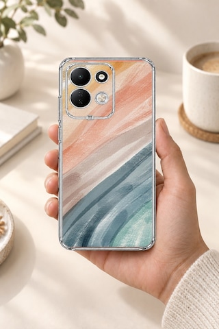 Redmi 17 4g/5g Uyumlu Modern Renk Paleti Baskılı Silikon Kılıf