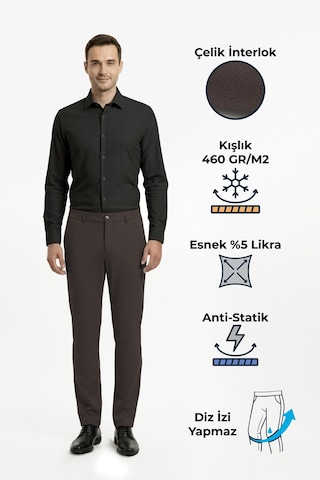 Goffra Erkek North Esnek Relaxed Beli Lastikli Jogger Pantolon Kahverengi M702-r0311-01 Kahverengi