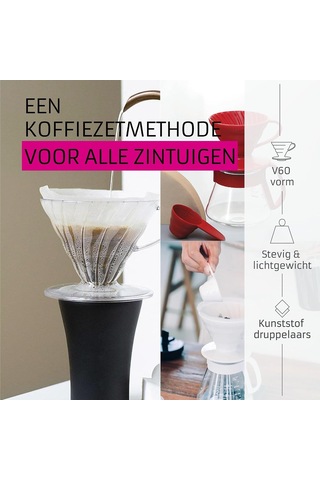 V60 02 Dripper Beyaz Plastik