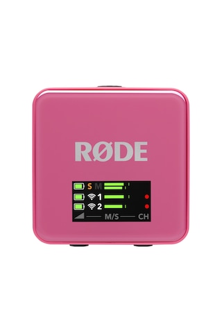 Wireless Go Gen 3 3.nesil, İki Vericili, 32-bit Kayıt Özellikli Kablosuz Mikrofon Seti Pembe