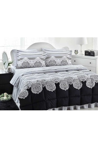 Özdilek Çift Kişilik Pamuk Saten Uyku Seti Ottoline Çok Renkli