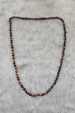 Chavin 6 Mm. 70 Cm. Uzun Ahşap Erkek Kolye Ev85 Siyah