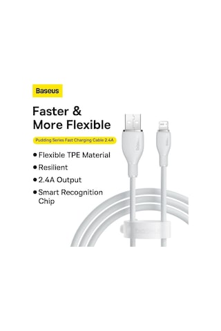 Baseus Pudding Lightning 2.4 A Kablo