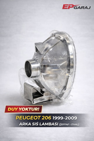 Peugeot 206 1999 2009 Arka Sis Lambası Şeffaf İthal