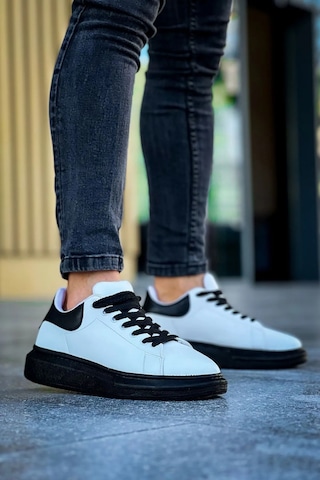 Luis A Costa Lc101 Beyaz Arka Siyah St Bağcıklı Erkek Ayakkabı Renkli