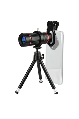 Youtek 18x Büyütmeli Profesyonel Telefon Teleskop Lens Seti - Tripod Ve Aksesuarlarla Tam Kiti