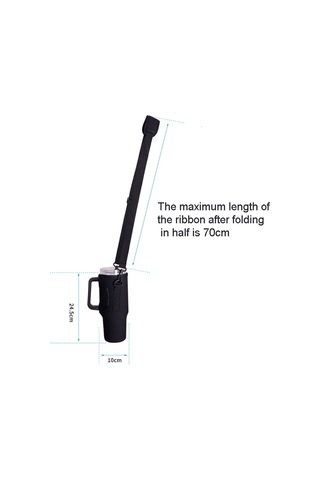 Sones 40oz Stanley Quencher Su Şişesi Taşıma Çantası Kolu Ayarlanabilir Omuz Askılı Cilt Tonu