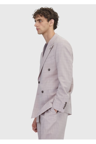 Ramsey Pembe Relaxed Fit Yün Karışımlı Ceket
