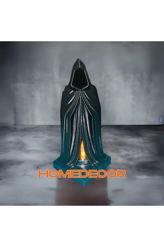 Nazgul Temalı Dekoratif Figür Ve Gece Lambası - Gotik Tasarım Mistik Biblo 1 Adet Ledtealight Hediye
