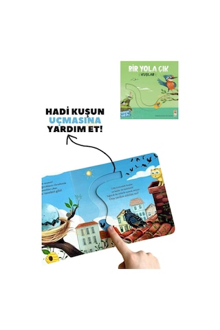 Sincap Kitap Bir Yola Çık Spor + Kuşlar + Hayvanlar Parmak Takipli Hareketli Okul Öncesi Kitap Ekonomik 3'lü Set Sku: Smgstkf87f92bf25