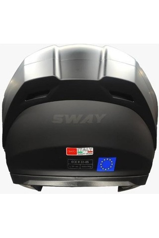 Sway Sw 817 Full Face Motosiklet Kaskı Mat Siyah
