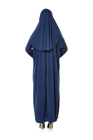 Tek Parça Namaz Elbisesi - Lacivert - 5015 ve Seccade ve Ziki Lacivert