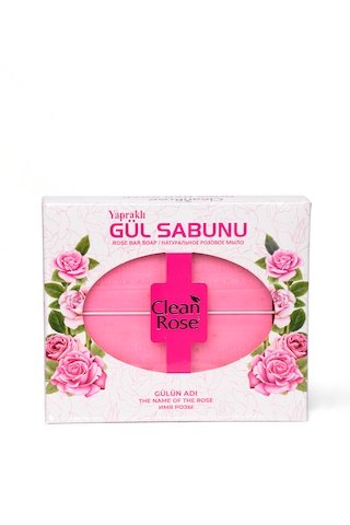 Clean Rose Yapraklı Gül Sabunu 4 x 80 G