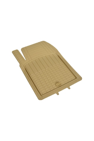 Pufi Kauçuk Paspas Universal Racing Havuzlu Bej / Tepay512-b