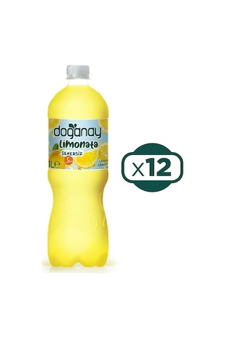 Doğanay Şekersiz Limonata 12 x 1 L