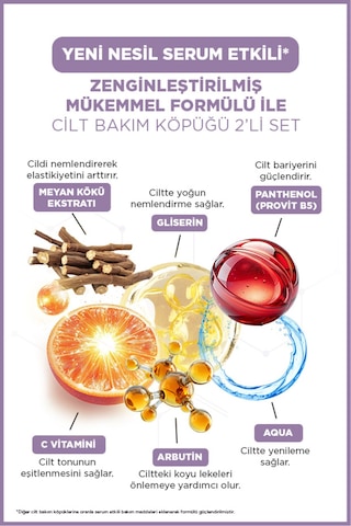Cilt Bakım Köpüğü C Vitaminli & Wıld Bloom 100 Ml