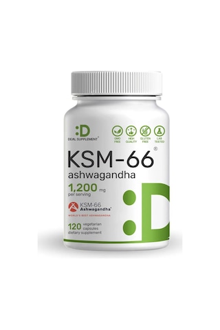 Ksm 66 1200 Mg With Black Pepper 120 Kapsül Veggie