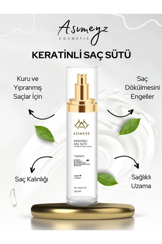 Asimeyz Hızlı Onarıcı Keratinli Saç Bakım Sütü 200 ML