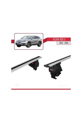 Acura Rdx Iı 2013-2018 Arası İle Uyumlu Ace-4 Ara Atkı Tavan Barı Gri