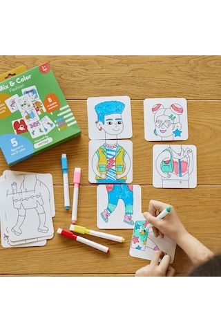 Moritoys Mix And Color - Fashion - Karıştır Renklendir Moda Puzzle