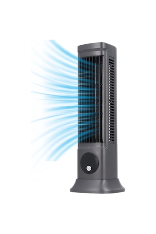 Jialan Yatak Odası Için 10'' Kule Vantilatör, 3 Hızlı Kanatsız