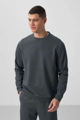 Haki Yüzeyi Dokulu Oversize Erkek Eşofman Takım - 85275 Haki