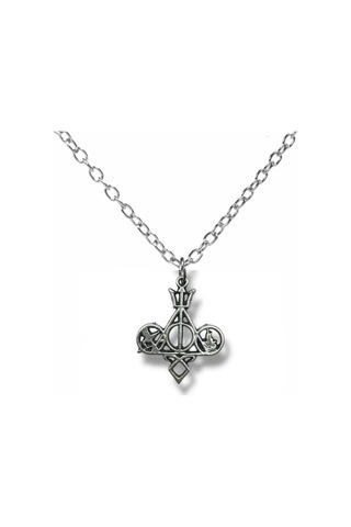 Rebel Emblems Ölümcül Aletler & Açlık Oyunları Temalı Unisex Kolye 60 Cm Zincirli Çok renkli